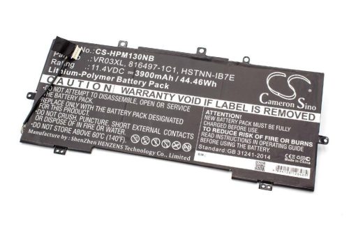VHBW Notebook Battery HP 816497-1C1, 816238-850, 816243-005 - 3900 mAh 11.4 V Li-polymer, black