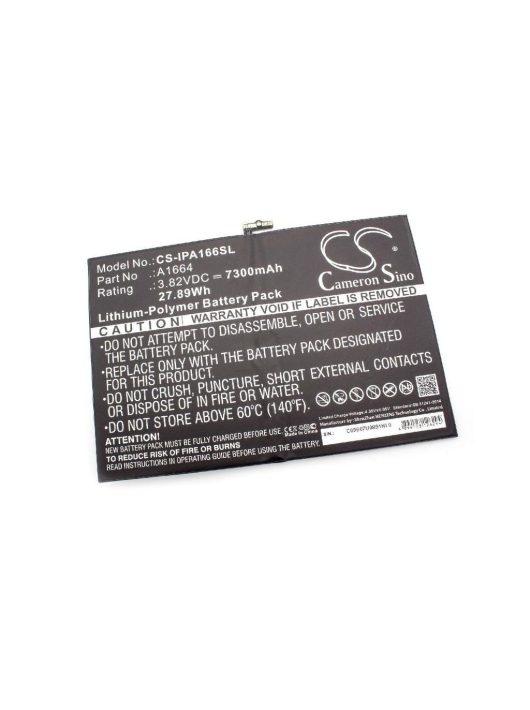 Tablet akkumulátor Apple A1664-hez - 7300 mAh 3,82 V Li-polimer