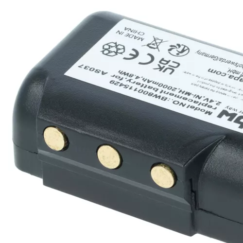 VHBW Remote Control Battery WBH04.965, AS037 - 2000 mAh 2.4 V NiMH