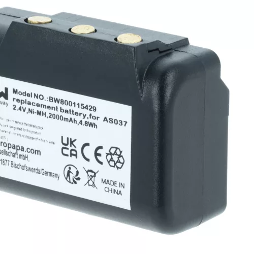 VHBW Remote Control Battery WBH04.965, AS037 - 2000 mAh 2.4 V NiMH