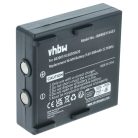 VHBW Távirányító Akkumulátor 68300510, 68300520, 68300525, 68300530 - 600 mAh 9,6 V NiMH