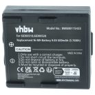 VHBW Távirányító Akkumulátor 68300510, 68300520, 68300525, 68300530 - 600 mAh 9,6 V NiMH