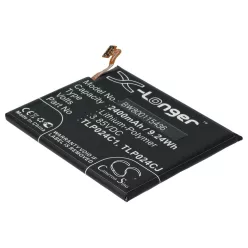   VHBW Mobiltelefon Akku TLP024C2, TLP024C1, CAC2400011C1, C2400007C2 für Telefone – 2400 mAh 3,85 V Li-Polymer