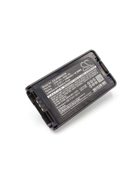 Rádió akku Kenwood KNB-24LX, KNB-24, KNB-24Li, KNB-25, KNB-24L - 1400 mAh 7,4 V Li-Ion