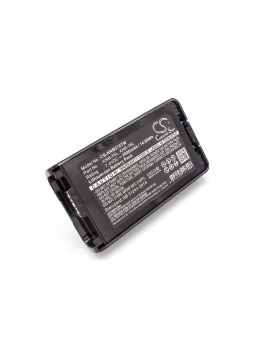 Rádió akku Kenwood KNB-24LX, KNB-24, KNB-24Li, KNB-25, KNB-24L - 2000 mAh 7,4 V Li-Ion