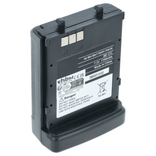 VHBW Radio Akku BP-173, BP-180H, BP-180 - 1100 mAh 7,2 V NiMH