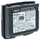 VHBW Radio Akku FNB-58, FNB-80Li, FNB-58Li, FNB-80 - 1400 mAh 7,4 V Li-Ion