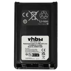   VHBW Radio Akku FNB-V103, FNB-V104, FNB-V103LI, FNB-V104LI - 2600 mAh 7,4 V Li-Ion