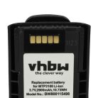VHBW Radio Akku Motorola NNTN8020B, NNTN8020AC, NNTN8020A, NNTN8020 - 2900 mAh 3,7 V Li-Ion