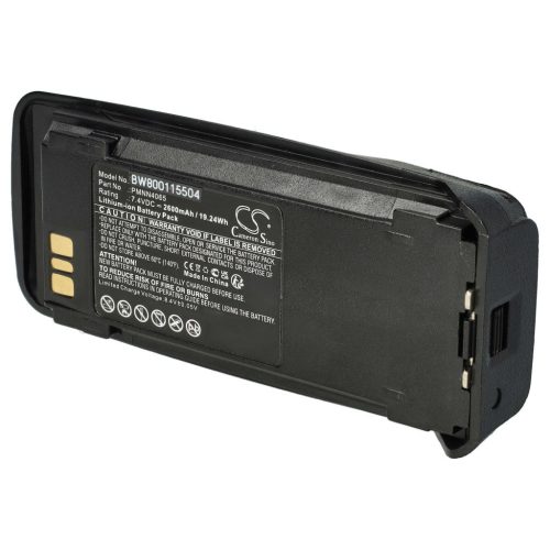 Rádió akku Motorola NNTN4066, NNTN4077, NNTN4103 - 2600 mAh 7,4 V Li-Ion + övcsipesz