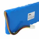 VHBW Fűnyíró akkumulátor Husqvarna 535 06 36-01, 5350636-01, 535063601 - 6000 mAh 12 V NiMH, kék - Kertészeti eszköz