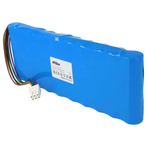 VHBW Fűnyíró akkumulátor Husqvarna 535 06 36-01, 5350636-01, 535063601 - 6000 mAh 12 V NiMH, kék - Kertészeti eszköz