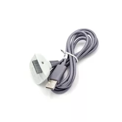   VHBW Microsoft Xbox 360 USB Controller Charging Cable - 1.4 m, Gray