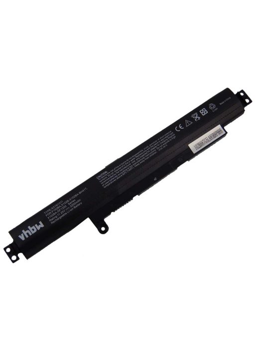 Notebook akkumulátor  Asus 0B110-00260200, A31N1311, A31LM25 - 2200 mAh 11,25 V Li-Ion, fekete