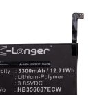 VHBW Mobile Phone Battery Huawei HB356687ECW - 3300 mAh 3.85 V Li-Polymer - Smartphone Battery