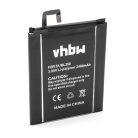 VHBW Mobile Phone Battery for Lenovo BL250 - 2400 mAh 3.85 V Li-Polymer - Smartphone Battery