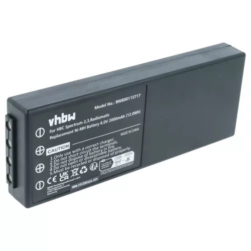 VHBW Remote Control Battery 005-01-00466, BA210040 (FuB 10AA), BA210 - 2000 mAh 6 V NiMH