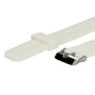 VHBW LG Okosóra Csuklópánt - 12,2 cm + 8,4 cm, Szilikon, Fehér