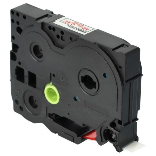 VHBW Brother TZE-FX232 Label Tape - 12 mm, Red-White, Flexible