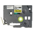 VHBW Brother HGE-631 Label Tape - 12 mm, Black-Yellow