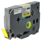 VHBW Brother HGE-631 Label Tape - 12 mm, Black-Yellow