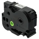 VHBW Brother HGE-151 Label Tape - 24 mm, Black-Clear