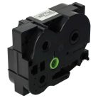 VHBW Brother HGE-151 Label Tape - 24 mm, Black-Clear