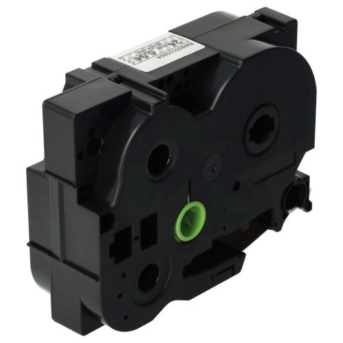 VHBW Brother HGE-151 Label Tape - 24 mm, Black-Clear