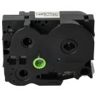 VHBW Brother HGE-151 Label Tape - 24 mm, Black-Clear