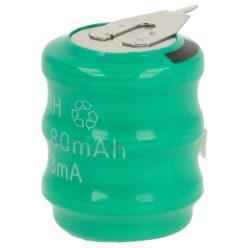 VHBW Gombelem Akkumulátor 3/V80H 2 Pins - 80 mAh 3,6 V NiMH