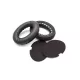 VHBW Bose QuietComfort Ear Pads 2x - Polyurethane, 7.7 cm