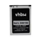 VHBW Mobile Phone Battery for LG BL-49SF, EAC92919001 - 2200 mAh 3.85 V Li-Ion