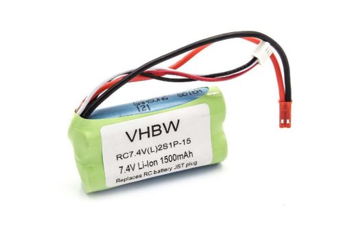 Modellkészítő eszköz akkumulátora MJX RC helikopterhez F45, F645 – 1500 mAh 7,4 V Li-Ion, JST