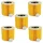 VHBW Vacuum Cleaner Filter 2.863-303.0, 6.414-547.0 - 5 pcs
