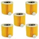 VHBW Vacuum Cleaner Filter 2.863-303.0, 6.414-547.0 - 5 pcs