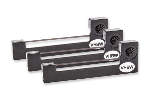 VHBW Printer Ribbon for Epson ERC-05B, ERC-05, C43S015352 - Black