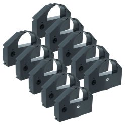 VHBW Druckband Epson C13S015066, S015067 - Schwarz