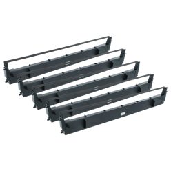 VHBW Printer Ribbon C13S015020, S015020 - Black