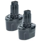 VHBW Electric Tool Battery DW9057, DE9085, DE9057 - 2000 mAh 7.2 V NiMH