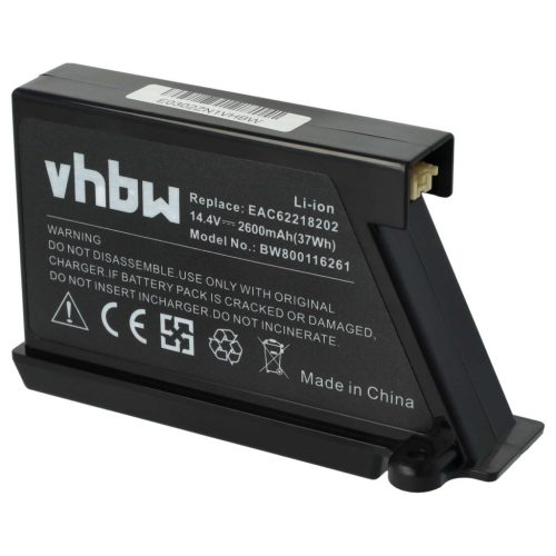 VHBW Battery for LG BRL1, EAC60766102, EAC60766101, EAC60766103 - 2600 mAh, 14.4 V, Li-Ion
