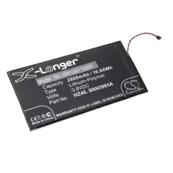   VHBW Mobile Phone Battery for Motorola HZ40, SNN5985A - 2800 mAh 3.8 V Li-Polymer