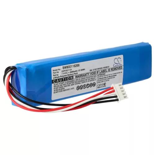 VHBW Battery for JBL GSP0931134 JBL Speaker - Li-Polymer 5000 mAh