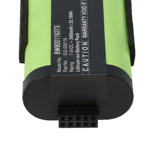 VHBW  akkumulátor  Logitech 533-000116, 533-000138 hangszórót Logitech hangszóróhoz - Li-Ion 3400 mAh