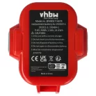 VHBW Electric Tool Battery Makita 192321-5, 192404-1, 192019-4, 192534-8 - 1500 mAh 9.6 V NiMH