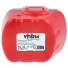VHBW Electric Tool Battery Bosch 2 607 335 261, 2 60 7335 249 - 1500 mAh 12 V NiMH