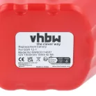 VHBW Electric Tool Battery Bosch 2 607 335 261, 2 60 7335 249 - 1500 mAh 12 V NiMH