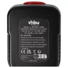 VHBW Electric Tool Battery A12, A12EX - 1500 mAh 12 V NiMH