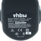 VHBW Electric Tool Battery DE9038, DC9091, DE9092, DE9091, DE9094 - 1500 mAh 14.4 V NiMH