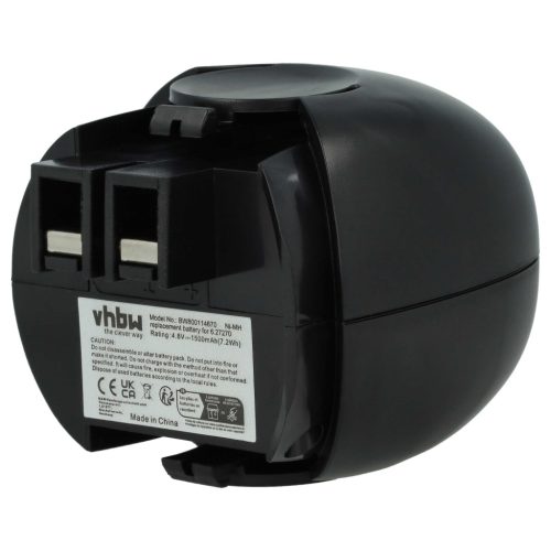 VHBW Electric Tool Battery Metabo 6.27270, 6.27271, 6.27273, 0700 950 013 - 1500 mAh 4.8 V NiMH