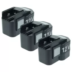   VHBW Electric Tool Battery AEG 48-11-1960, 48-11-1950, 48-11-1900 - 1500 mAh 12 V NiMH